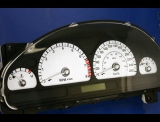 2003-2004 Jaguar S Type METRIC White Face Gauges KMH KPH